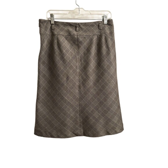 VTG Charter Club Plaid Front Pleat Skirt Size 10 Career Professional - Picture 2 of 5